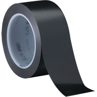 3M 471-1/2X36-BLK-IW 471 Vinyl Tape, 12 mm (1/2") W x 32.9 m (108') L, 5.3 mils, Black