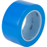 3M 471-2X36-BLU-IW Ruban en vinyle 471, 50,8 mm (2") la x 32,9 m (108') lo, 5,3 mils, Bleu
