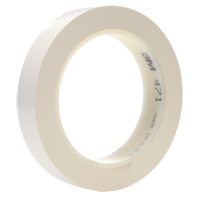 3M 471-1X36-WHT-IW 471 Vinyl Tape, 25.4 mm (1") W x 32.9 m (108') L, 5.3 mils, White