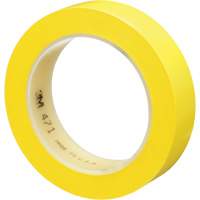 3M 471-1X36-YLW-IW 471 Vinyl Tape, 25.4 mm (1") W x 32.9 m (108') L, 5.2 mils, Yellow