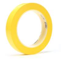 3M 471-1/4X36-YLW 471 Vinyl Tape, 6 mm (1/4") W x 32.9 m (108') L, 5.2 mils, Yellow
