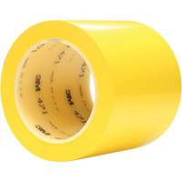 3M 471-4X36-YLW Ruban en vinyle 471, 102 mm (4") la x 32,9 m (108') lo, 5,2 mils, Jaune