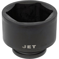 JET 684580 Douille r&eacute;guli&egrave;re, Chocs, 80 mm, Prise 1", 6 pans