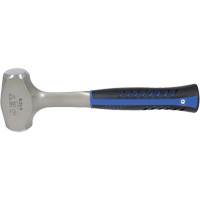 JET 740191 JSCH-25 Super Heavy-Duty Club Hammer, 2.5 lbs., 10-3/4" L, Solid Steel Handle