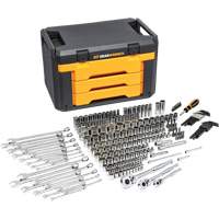 Gearwrench 80942 Mechanic's Tool Set in 3-Drawer Storage Box
