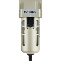 Topring 51.381 Airflo 300 Coalescing Filter, Standard, 1/4" NPT, Automatic Drain