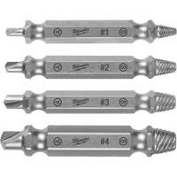 Screw Extractor Set, High Speed Steel, 4 Pieces  AUW382 | TENAQUIP