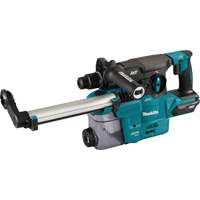 Makita HR008GZ05 XGT Brushless Cordless SDS-Plus Rotary Hammer with DX10 Dust Extraction Attachment (Tool Only), 40 V, 1-3/16", 3 ft-lbs, 0-840 RPM