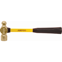 Ampco H-3FG Ball Pein Hammer, 1.5 lbs. Head Weight, 14" L