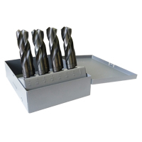 Clarkson Osborn ZD50708 Reduced Shank Drill Bit Set, 8 Pieces, High Speed Steel