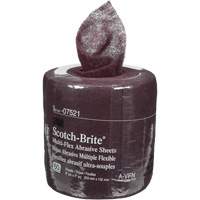 3M SB07521 Rouleaux de feuilles Scotch-Brite, Tr&egrave;s fin, 8" la x 6-2/3 vg lo