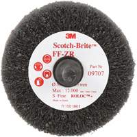 3M AB03051 Scotch-Brite Cut & Polish Flap Brush, Aluminum Oxide, Fine Grit, 2" x 1" x 1/4"