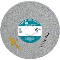 3M SB09548 Scotch-Brite EXL Deburring Wheel, 6" x 1/2", 1" Arbor, Aluminum Oxide