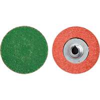 Merit 08834167066 Speed-Lok Zirc Plus R801 Cloth Discs, 2" Dia., 40 Grit, Zirconia Alumina