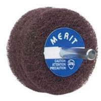 Merit 08834131551 Abrasotex Non-Woven Disc Wheel, 2" Dia., Medium Grit, Aluminum Oxide