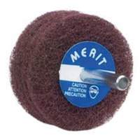 Merit 08834131554 Abrasotex Non-Woven Disc Wheel, 2" Dia., Medium Grit, Aluminum Oxide