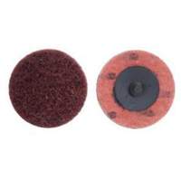 Merit 08834161651 Non-Woven Quick-Change Buffing Disc, 3" Dia., Coarse Grit, Aluminum Oxide