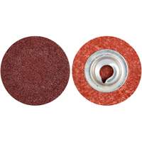 Merit 69957399614 Quick-Change Surface Preparation Disc, 1" Dia., 36 Grit, Aluminum Oxide