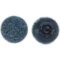 Merit 08834166243 PowerLock&reg; Abrasotex Surface Preparation Disc, 1" Dia., Very Fine Grit, Aluminum Oxide