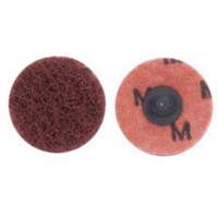 Merit 08834166303 PowerLock&reg; Abrasotex Buffing Disc, 2" Dia., Medium Grit, Aluminum Oxide
