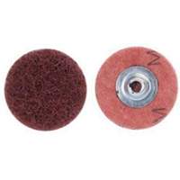 Merit 08834166395 Buffing & Polishing Quick-Change Disc, 2" Dia., Medium Grit, Aluminum Oxide