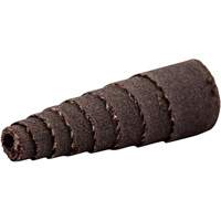 Merit 08834181746 ALO Spiral Cartridge Rolls, 100 Grit, 1/2" Dia., Aluminum Oxide, 1-1/2" L, 1/8" Arbor