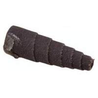 Merit 08834181747 Cartouche de bandes abrasives coniques ALO, 120 Grain, 1/2" dia., Oxyde d'aluminium, 1-1/2" lo, 1/8" Dimension de l'arbre