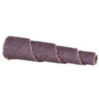 Merit 08834181754 ALO Spiral Cartridge Rolls, 60 Grit, 1/2" Dia., Aluminum Oxide, 2" L, 1/8" Arbor