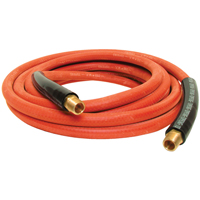 Topring 71.419 Airflex Premium Hoses with Fittings, Air, Rubber, 1/2" dia. x 50', 200 psi, 3/8 NPT
