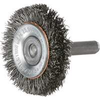 Osborn 0001646600 Brosse rotative &agrave; fil torsad&eacute;, 1-1/2" dia., Fils 0,012", Arbre 1/4"