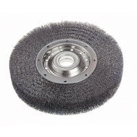 Osborn 0002200700 Crimped Wire Wheel Brushes - Wide Face, 6" Dia., 0.0118" Fill, 2" Arbor