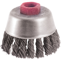 Osborn 0003335900 Knot Wire Cup Brushes - High Speed Small Grinder, 2-3/4" Dia. x 5/8"-11 Arbor