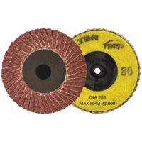 Walter Surface Technologies 04A258 TWIST Flap Disc, 2-1/2" x Type 27, 80 Grit, Aluminum Oxide
