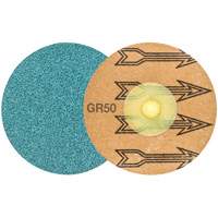 Walter Surface Technologies 04D305 TWIST TOPCUT Sanding Disc, 3" Dia., 50 Grit, Zirconium