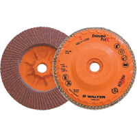 Walter Technologies Pour Surface 06B456 Disque &agrave; lamelles Enduro-Flex, 4-1/2" x 5/8"-11, Type 27, Grain 60, Alumine de zirconium