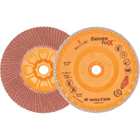 Enduro-Flex™ Flap Disc, 5" x 5/8"-11, Type 27, 80 Grit, Zirconia Alumina BZ659 | TENAQUIP