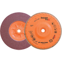 Walter Technologies Pour Surface 06B606 Disque &agrave; lamelles Enduro-Flex, 6" x 5/8"-11, Type 27, Grain 60, Alumine de zirconium
