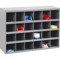 Durham Manufacturing 356-95 Steel Storage Bin Cabinet, 33-3/4" W x 12" D x 23-7/8" H, Grey
