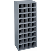 Durham Manufacturing 358-95 Steel Storage Bin Cabinet, 17-7/8" W x 12" D x 42" H, Grey
