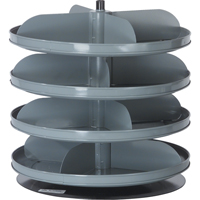 Durham Manufacturing 1110-95 Modules de stockage Rotabin, 60 lb Capacit&eacute; par niveau, 10 Niveau(x), 42-1/8" ha x 17" dia