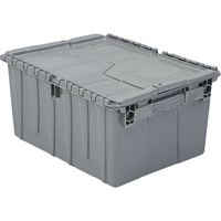 Orbis 5310403 Contenants de distribution Flipak en plastique poly&eacute;thyl&egrave;ne (PE), 11,8" x 9,8" x 7,7", Gris