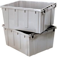 Orbis 5283403 Contenant emboîtable, 21,1" la x 17,7" p x 12" h, Gris