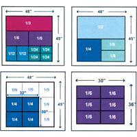 StakPak Plus 4845 System Containers, 7.4" W x 12" D x 5" H, Royal Blue  CC112 | TENAQUIP