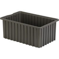 Lewis Bins+ 6000803 Contenants Divider Box, Poly&eacute;thyl&egrave;ne, 16,5" la x 10,9" p x 7" h, Gris