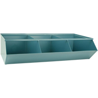 Stackbin 3-4SS-4 Sectional Bin Units, 100 lbs. Cap., 37" W x 20-1/2" D x 9-1/2" H, Blue