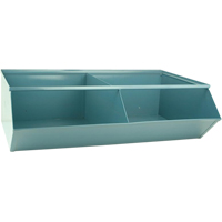 Stackbin 3-5SS-4 Sectional Bin Units, 100 lbs. Cap., 37" W x 24" D x 11" H, Blue