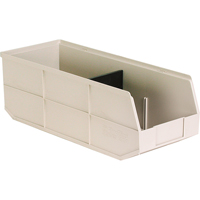 Akro-Bin de la Série 1800, 8-1/4" la, 7" h x 20-1/2" p, Beige  CB122 | TENAQUIP