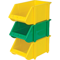 KLETON CB263 Bac empilable & &agrave; suspendre, 5-7/8" la, 4-11/16" h x 9-13/16" p, Jaune