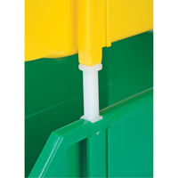 KLETON CB263 Bac empilable & &agrave; suspendre, 5-7/8" la, 4-11/16" h x 9-13/16" p, Jaune