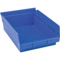 Akro-Mils A30150P09 Bacs pour tablette en plastique, 8-3/8" la x 4" H x 11-5/8" p, Bleu, Capacit&eacute; 15 lb